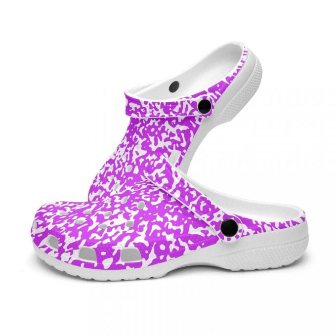 Purple Speckled Unisex Clogs