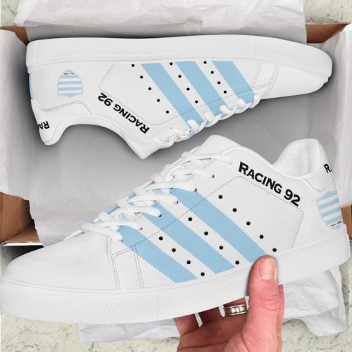 Racing 92 Racing Club de France And US Métro Stan Smith Low Top Shoes Gift for Men Women