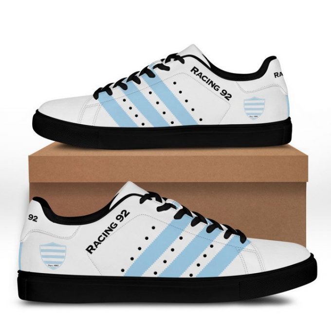 Racing 92 Racing Club De France And Us Métro Stan Smith Low Top Shoes Gift For Men Women