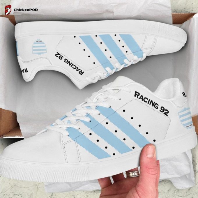 Racing 92 Racing Club De France And Us Métro Stan Smith Low Top Shoes Gift For Men Women