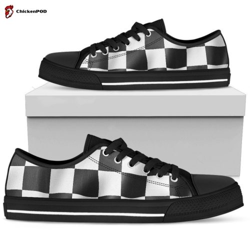 Racing Checkerboard low top