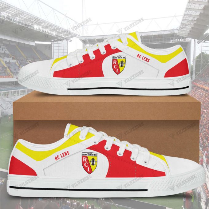 Rc Lens Black White Low Top Shoes For Fans