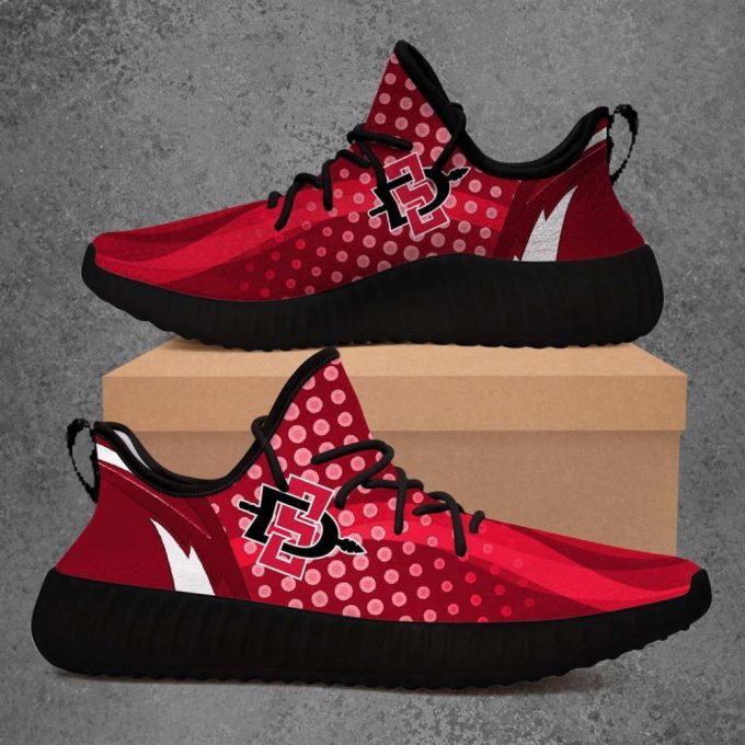 San Diego State Aztecs Ncaa Yeezy Sneaker For Men Women Fans