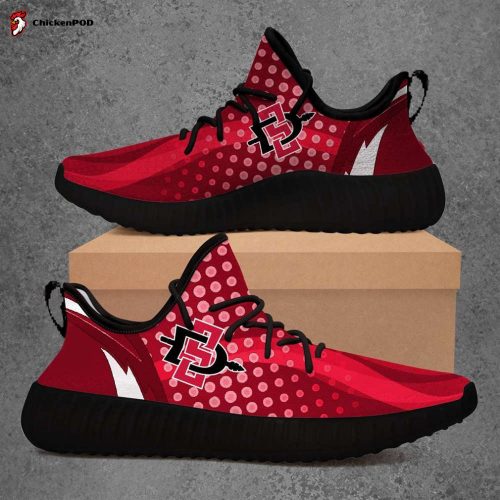 San Diego State Aztecs NCAA Yeezy Sneaker For Men Women Fans