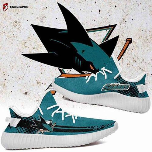 San Jose Sharks NFL Yeezy Sneaker For Fans