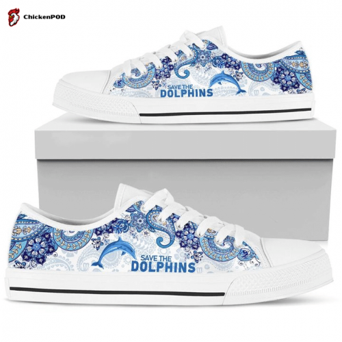 Save The Dolphins Low Top Shoes Gift for Men Women