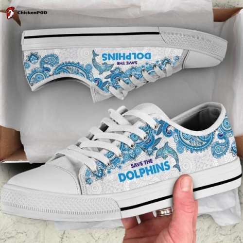 Save The Dolphins Low Top Shoes Gift for Men Women Sneaker