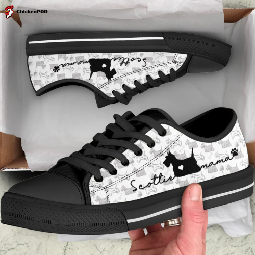 Scottish Terrier Low Top Shoes Gift for Men Women Sneaker