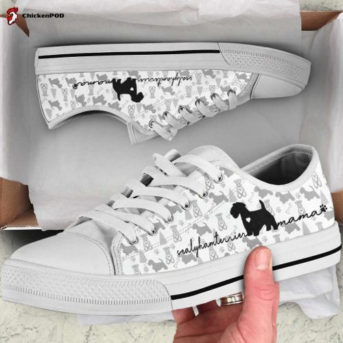 Sealyham Terrier Low Top Shoes Gift for Men Women Sneaker