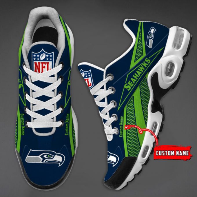 Seattle Seahawks Premium Nfl Air Max Plus Sport Sneakers For Fan Gifts