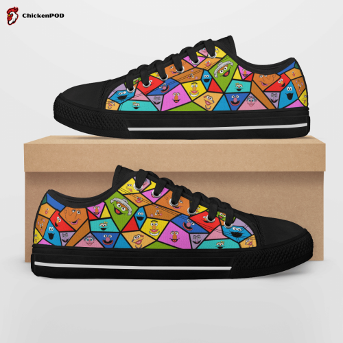 SESAME STREET CHARACTERS LOW TOP SHOES