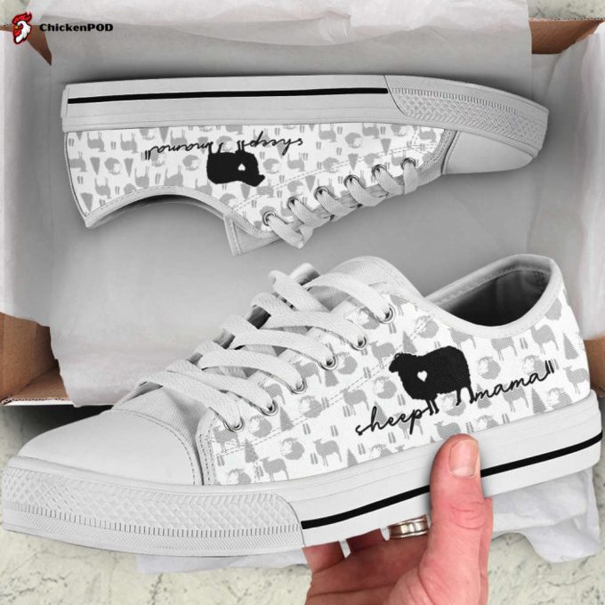 Sheep Low Top Shoes Gift For Men Women Sneaker