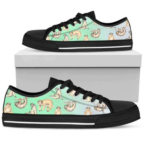 Sloth Slothgreen Low Top Shoes Gift for Men Women Sneaker