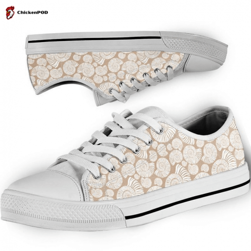 Snail Pattern Low Top Shoes Gift for Men Women