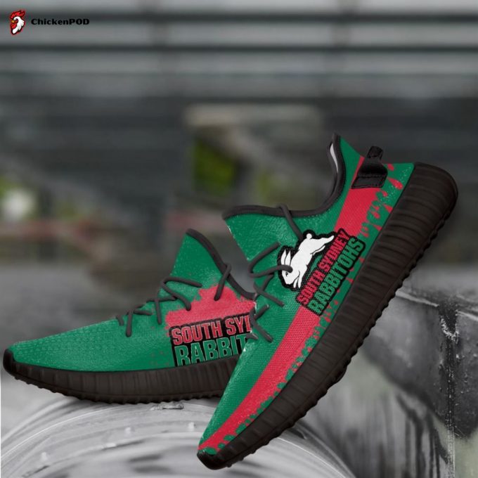 South Sydney Rabbitohs Nrl Yeezy Sneaker For Men Women Fans