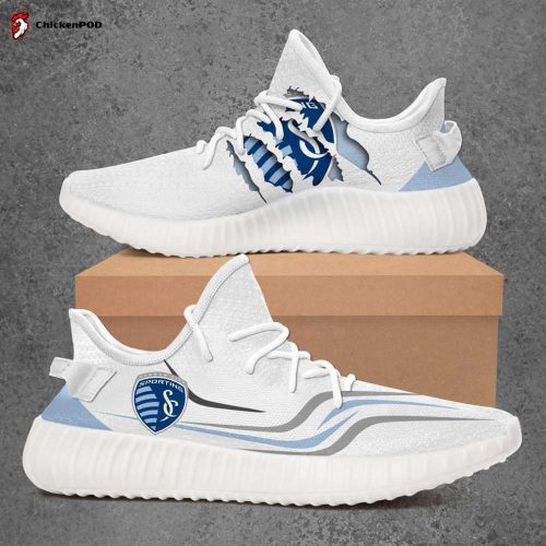 Sporting Kansas City Fc Usl Yeezy Sneaker For Fans