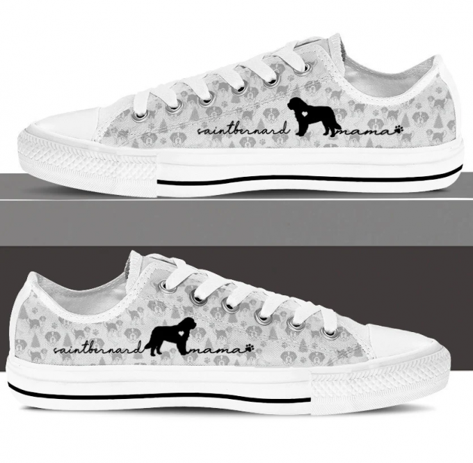 St.BErnard Low Top Shoes Gift For Men Women Sneaker