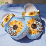 Sunflower Butterfly Unisex Clogs Clog Shoes