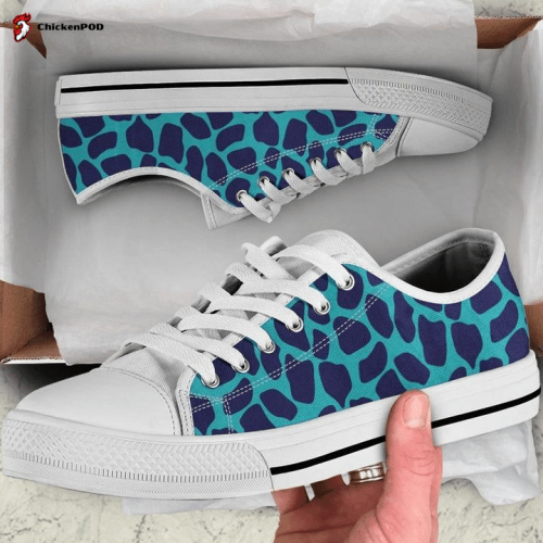 Tennis Shoes Funky Animal Print Giraffe Low Top Shoes Gift for Men Women