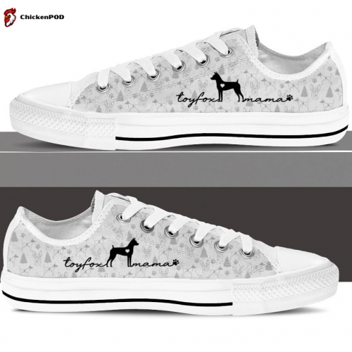 Toy Fox Terrier Low Top Shoes Gift for Men Women