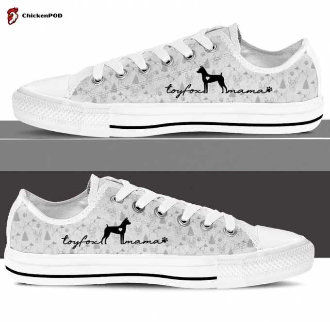 Toy Fox Terrier Low Top Shoes Gift For Men Women