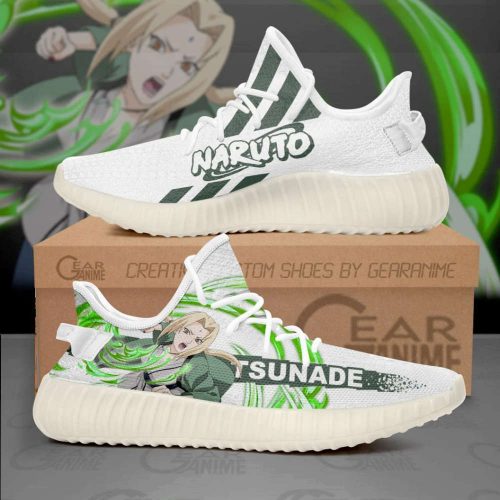 Tsunade Shoes Naruto Custom Anime Yeezy Sneaker For Fans