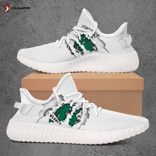 Tulane Green Wave NCAA Yeezy Sneaker For Fans