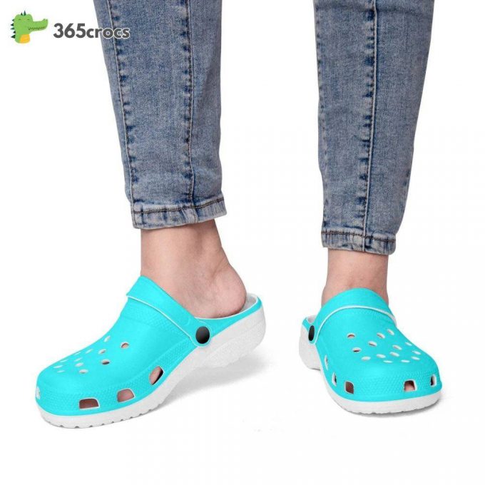 Turquoise Unisex Clogs Clog Shoes