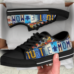 Turtle Mom Low Top Shoes Gift for Men Women Sneaker