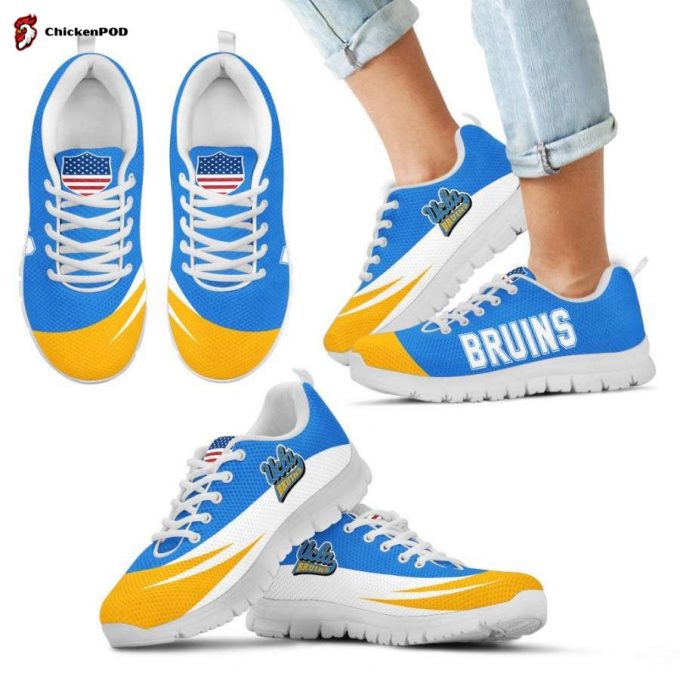 Ucla Bruins Blue Gold Unisex Running Shoes For Fans Gifts