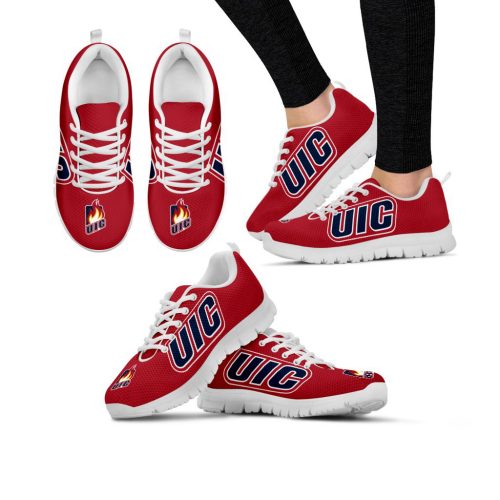 UIC Flames Unisex Running Shoes For Fans Gifts