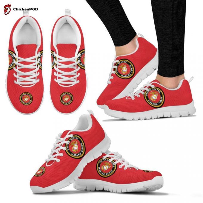 United States Marine Corps Unisex Running Shoes For Fans Gifts