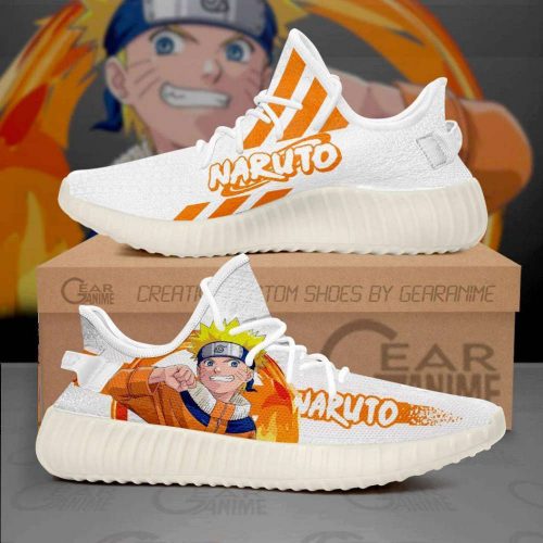 Uzumaki Naruto Shoes Custom Anime Yeezy Sneaker For Fans