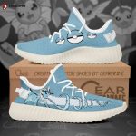 Vaporeon Shoes Pokemon Custom Anime Yeezy Sneaker For Fans