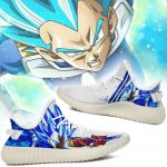 Vegeta Saiyan Blue Shoes Dragon Ball Perfect Gift For DBZ Fan Yeezy Sneaker For Fans