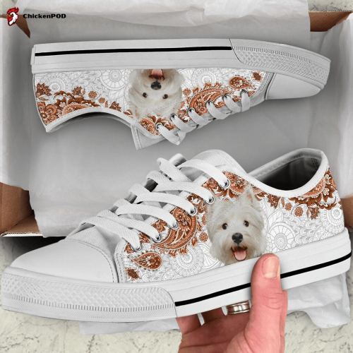 Westie Low Top Shoes Gift for Men Women Sneaker