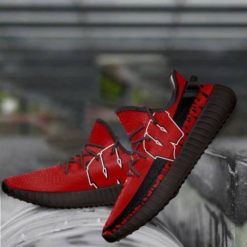 Wisconsin Badgers NCAA Yeezy Sneaker For Fans