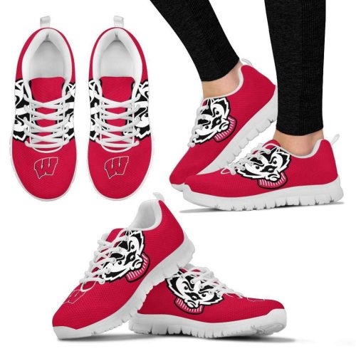 Wisconsin Badgers Unisex Running Shoes For Fans Gifts