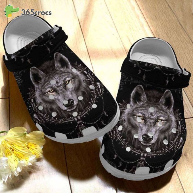 Wolf Unisex Clogs Clog Shoes