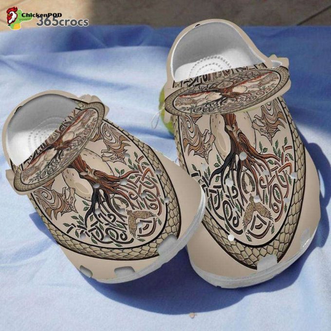 Wolf Viking Tree Viking Tree Cool Unisex Clogs Clog Shoes