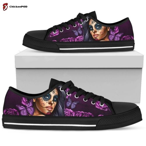 Women’s Low Top Calavira Violet (White Soles)