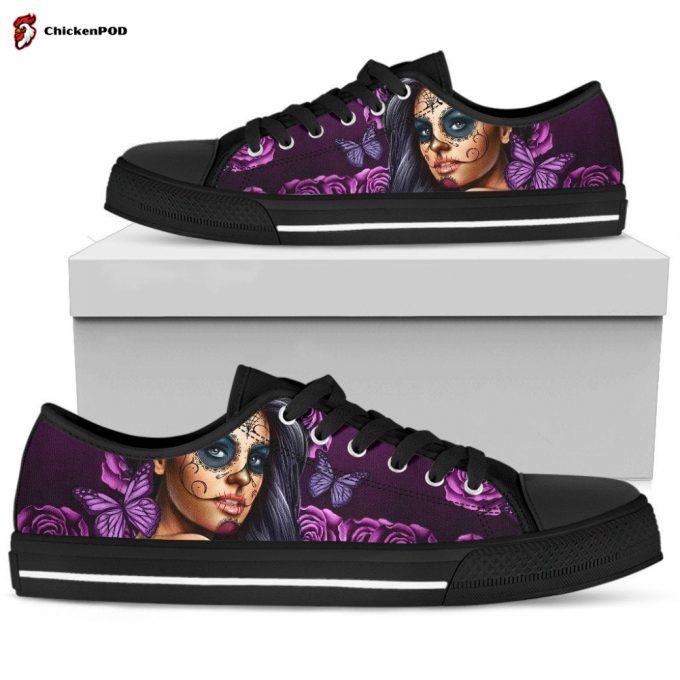 Women’S Low Top Calavira Violet (Black Soles)