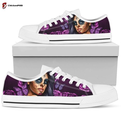 Women’s Low Top Calavira Violet (White Soles)