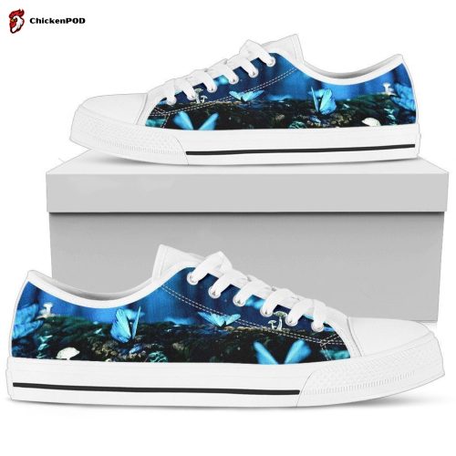 Women’s Low Tops Butterflies (White Sole)