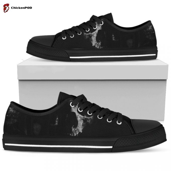 Women’S Low Tops Skull (Black Sole)