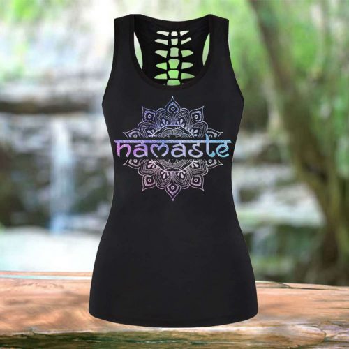 Yoga Namaste Unisex Leggings And Tank Top