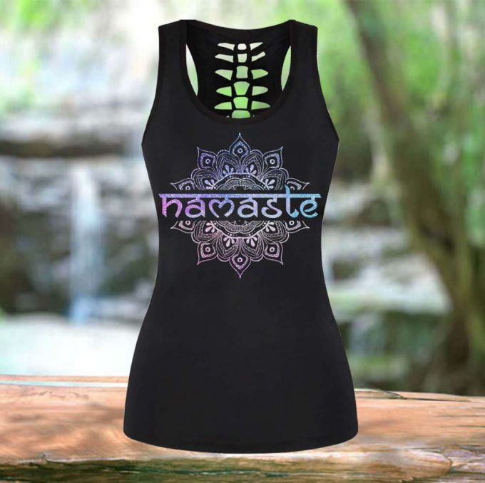 Yoga Namaste Unisex Leggings And Tank Top