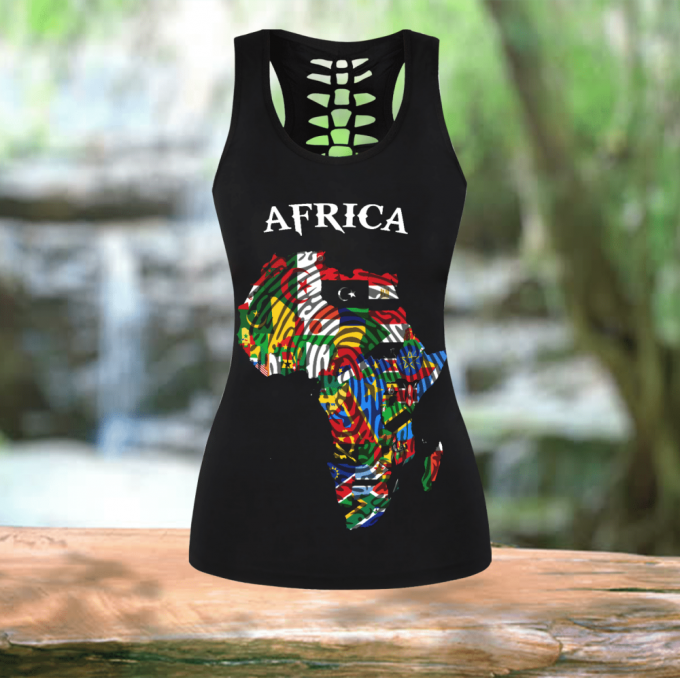 Africa Legging &Amp; Tank Top For Women Sport Gifts