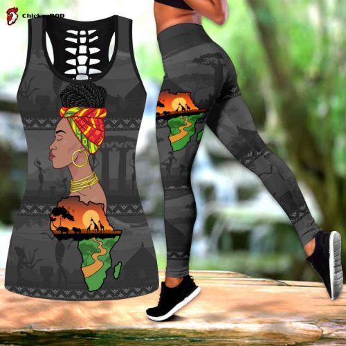 Africa Mom Legging & Tank top For Women Sport Gifts