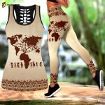 African Roots Legging & Tank top For Women Sport Gifts